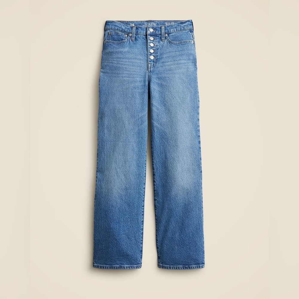 J.Crew ’96 Slim Wide Jeans Women’s Size 31 Tall (see measurements) High Rise